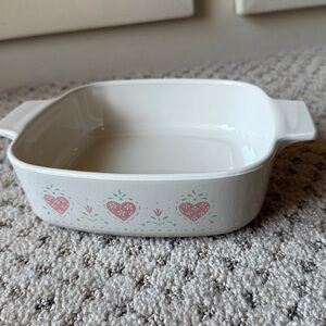 Vintage  Corning Ware Casserole Dish A-1-B Forever Yours 1 Liter